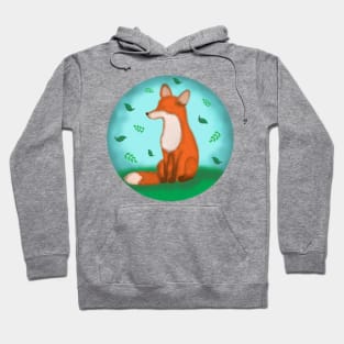 Fox and leaves Hoodie